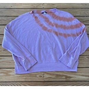 Supplies Tie Dye Waffle Knit Top Size Medium Women’s Pink
